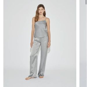 Maison Essentielle Silk Pajama Set — NWT, Medium